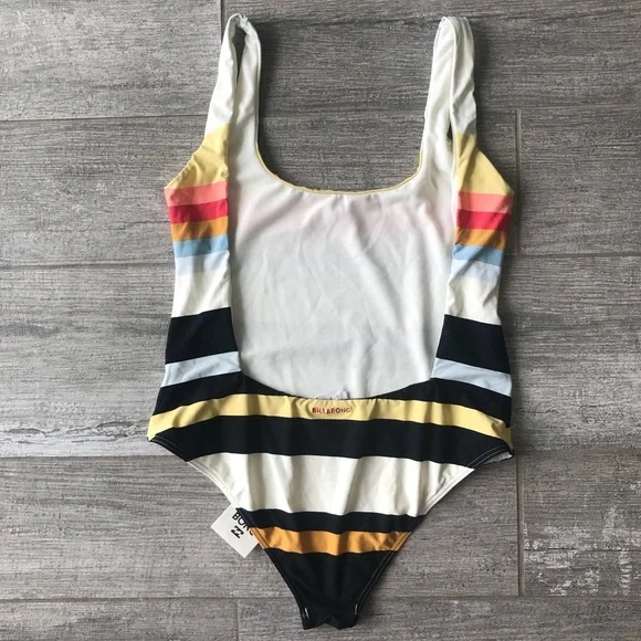 Billabong Multicolor Striped One Piece Swimsuit - Picture 6 of 7
